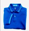 Men's Pine Island 100% Cotton Pique Golf Polo Shirt, Rich Royal Blue sz L