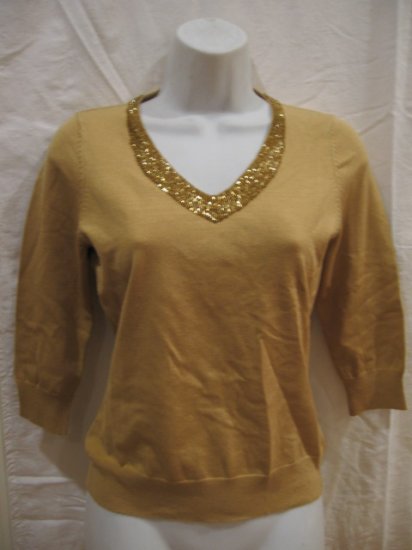 NEW Women's light brown pullover size PS