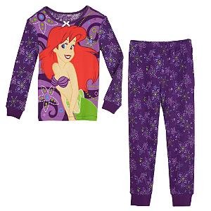 NEW Disney Store Ariel PJ Pals Pajamas size 8