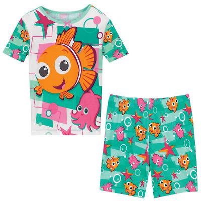 NEW Disney Store Nemo & Pearl PJ Pals Short Pajamas size 2