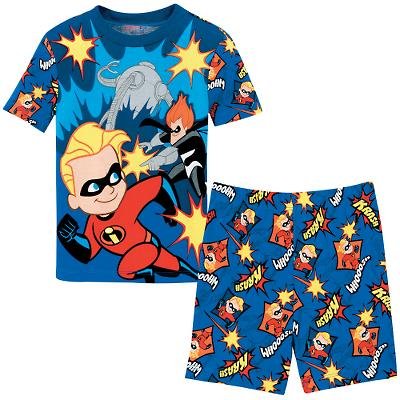 NEW Disney Store Dash & Syndrome PJ Pals Short Pajamas size 8