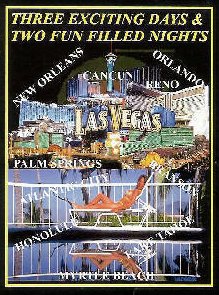 FREE 3 day/2 night hotel vacation certificates