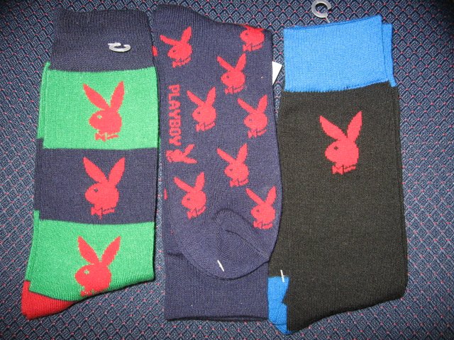 NEW Men's Playboy 3 pairs of socks - warm for winter