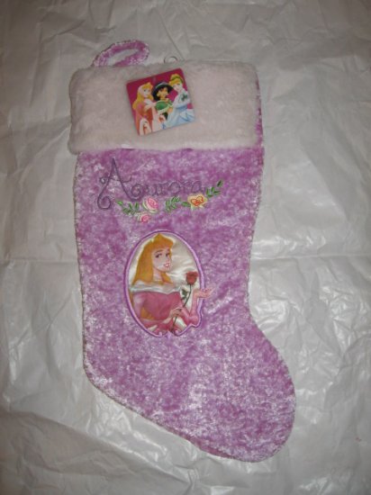 Disney Christmas Stocking Princess AURORA -- NEW with Tag