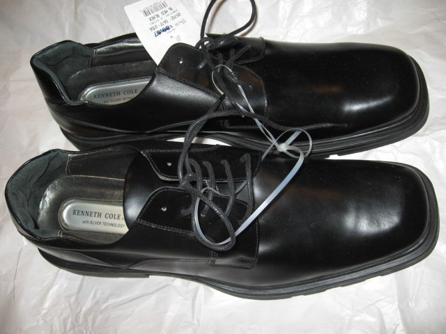 $175 New Kenneth COLE Men's Black Dress Shoes, size 16 - Free shipping