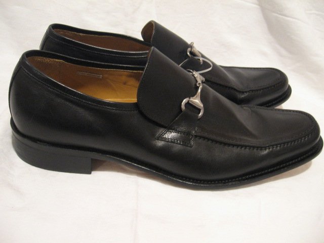 $170 New Kenneth COLE Men's Black Loafers Dress Shoes, size 16 - Free shipping