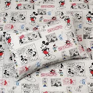 New Disney Fab 5 Comics Flannel Twin Sheet Set