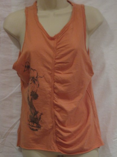 $122 New Henry Duarte Flower Girl Tank, Size M - Free Shipping!