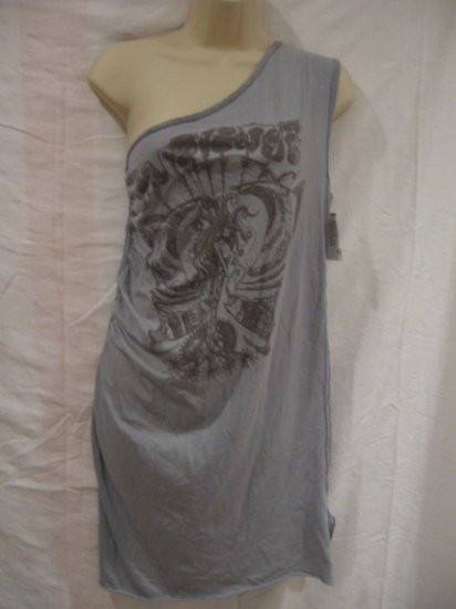 $122 New Henry Duarte Mermaid Tunic Womens Tank, Size L - Free Shipping!