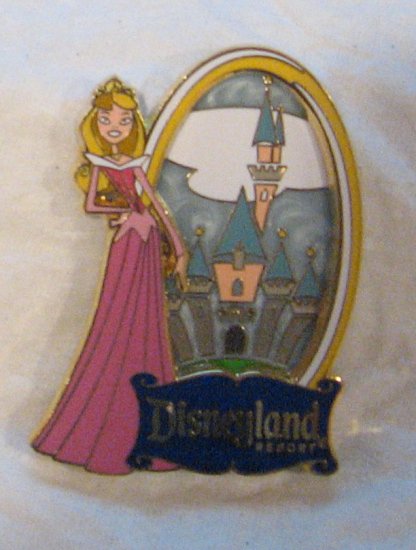 Disney Pins : Disneyland Resort , Modern Aurora with Modern Castle (Susan Foy) Pin
