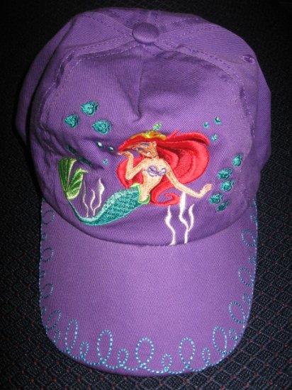 New Disney Store Cotton CAP - ARIEL for 3-4 year old girl