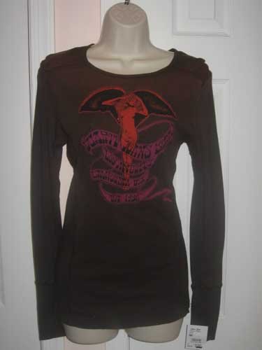$125 NEW DUARTE JEANS Women SHIRT TOP LONG SLEEVE sz M