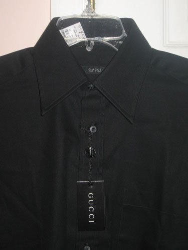 New with TAG Authentic GUCCI MEN SHIRTS with LONG SLEEVES sz L- FREE SHIPPING!