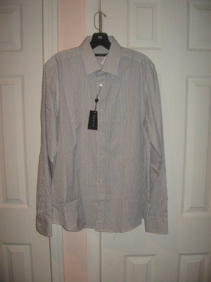 New with TAG Authentic GUCCI MEN's SHIRTS with LONG SLEEVES sz 16 1/2 /42 - FREE SHIPPING!