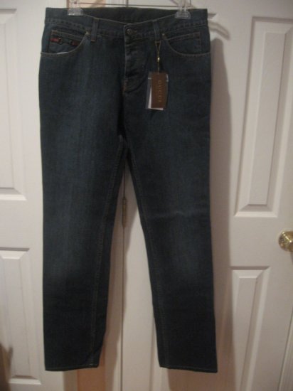New with TAG Authentic GUCCI MEN JEANS with HORSEBIT size 34/50