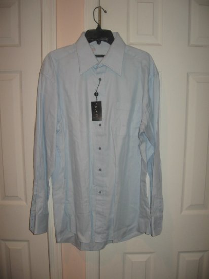 New with TAG Authentic GUCCI MEN's SHIRTS with LONG SLEEVES sz 16 1/2 / 42 - FREE SHIPPING!