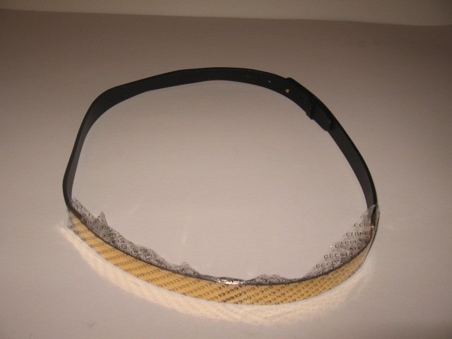 NEW Authentic GUCCI LEATHER BELT with METAL BUCKLE sz L - FREE SHIPPING