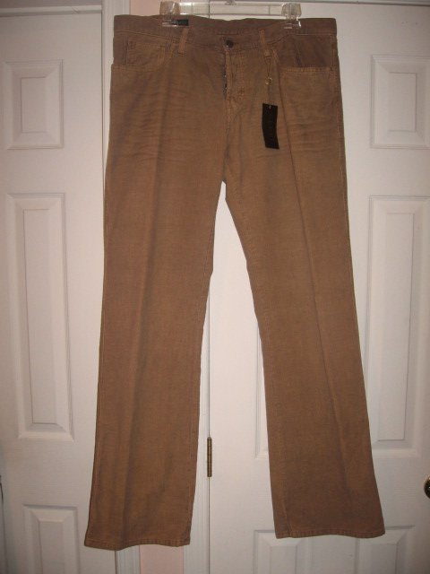 NEW with tags Authentic GUCCI MEN JEANS PANTS CORDUROYS size 54 / 38 - Free Shipping