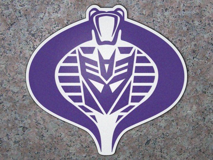 Decepticon/Cobra Crossover Magnet