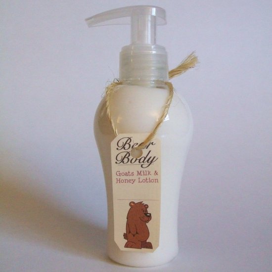 Handcrafted Goats Milk & Honey Creamy Body Lotion - 4oz Pump