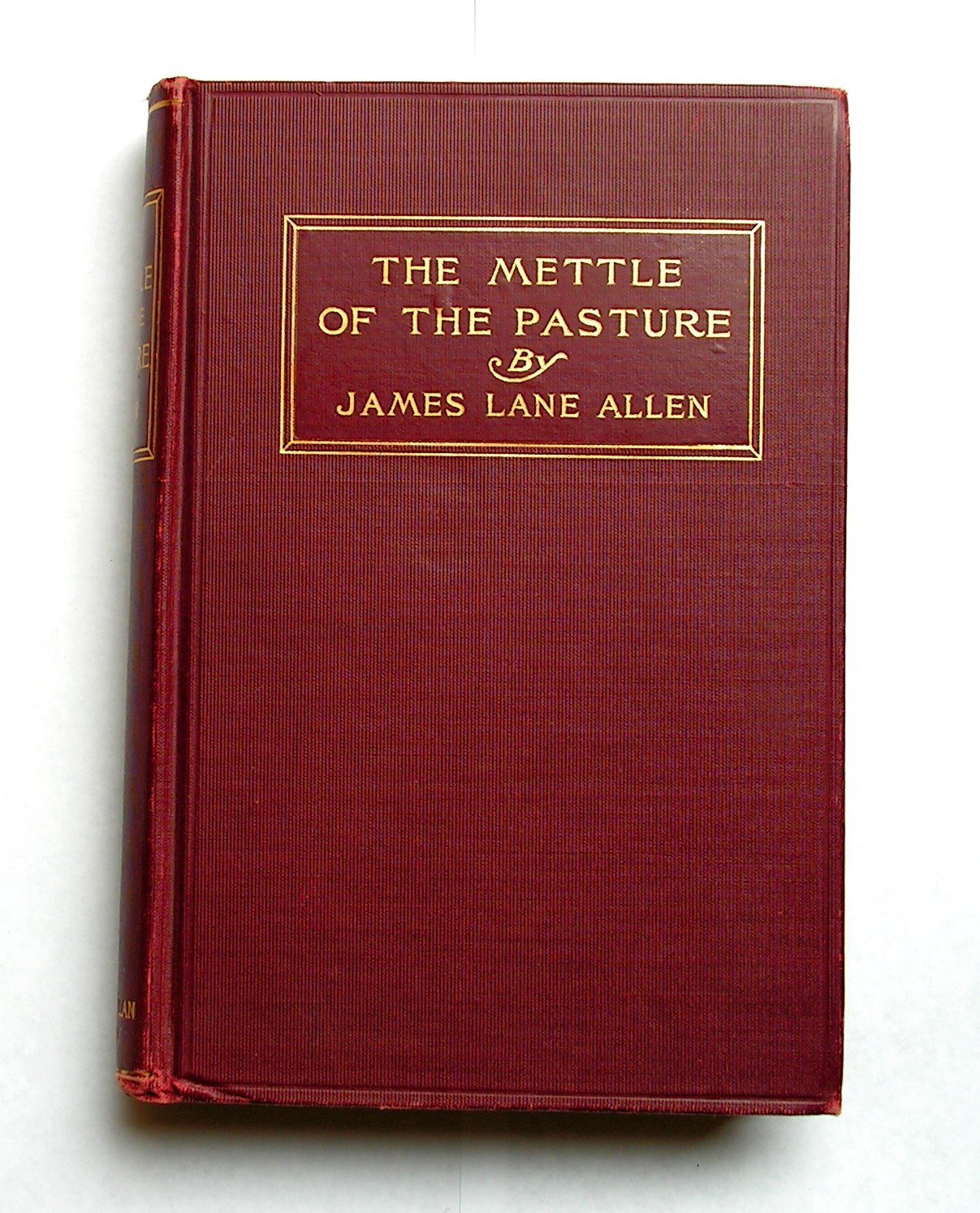 1903 The Mettle of the Pasture - James Lane Allen