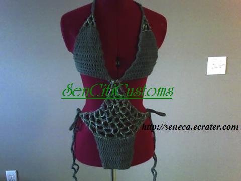 Beaded Net One-Piece