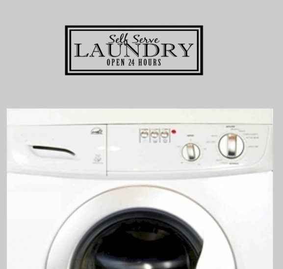 Laundry Room wall quote decal wall decor graphic