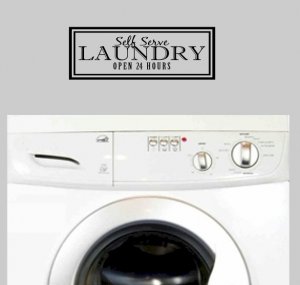 Laundry Room wall quote decal wall decor graphic