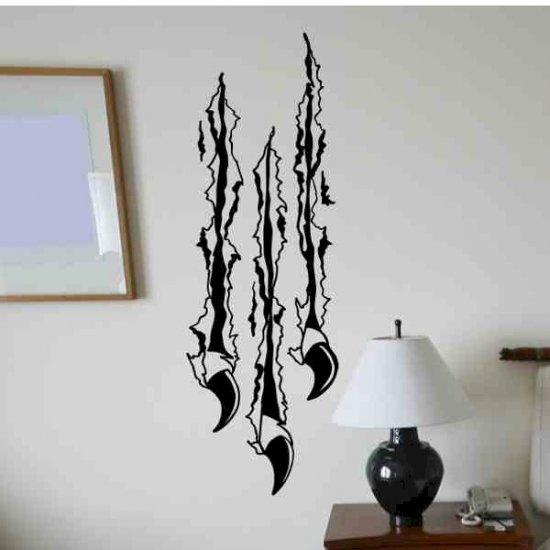 wall decal claws ripping through the wall awesome kids wall decor