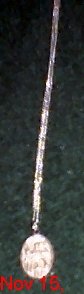 Small Oval Sterling Silver St. Christopher