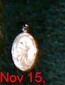 Large Oval Sterling St. Christopher