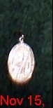 Silver oxidized Oval St. Patrick medal