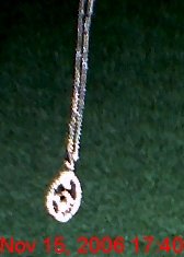 Bright Pewter Miraculous Medal on Stainless Chain