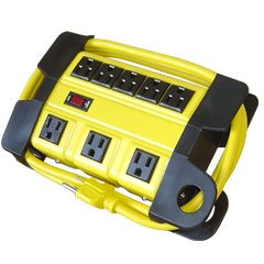 8 Outlet Yellow Strip Heavy Duty