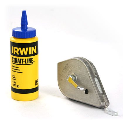 100 Ft Combo Chalk Line Reel With 4oz Chalk