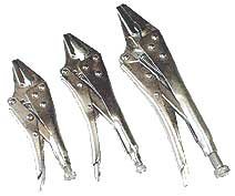 3 Pcs Locking Plier Long Nose Set