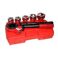 9 Pcs H.d. Pipe Threader Set With Case