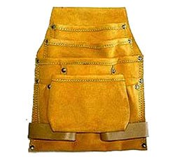 Nail Bag 4 Pocket Leather Pouch