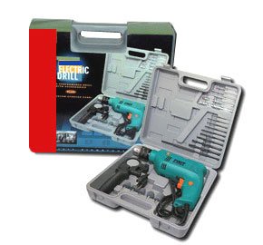 Half Inch Impact Hammer Drill Kit With Case