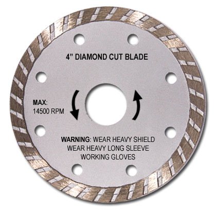 4" Diamond Wet Or Dry Cutting Blade
