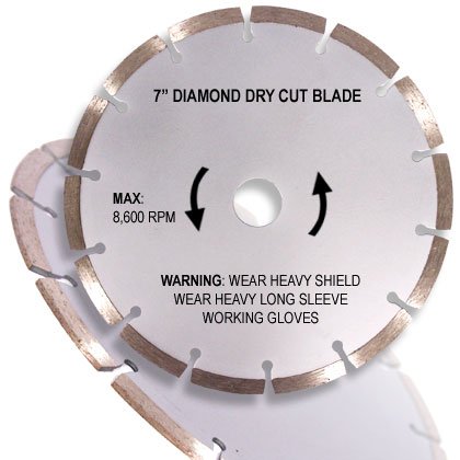 7" Diamond Dry Cutting Blade