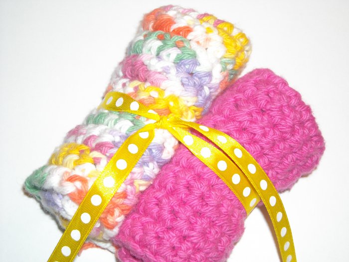 100% Cotton Dishcloths-Gumdrop Twist