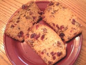 Cranberry Orange Walnut Bread