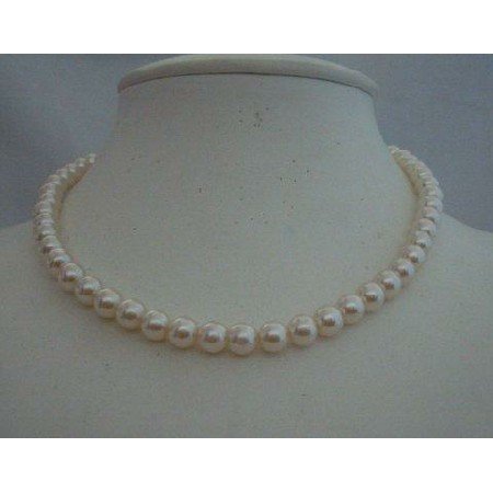 U057 Necklace Cultured Pearls Choker Necklace