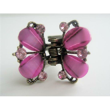 HA076 Hair Clip Butterfly Catcher Hair Clip