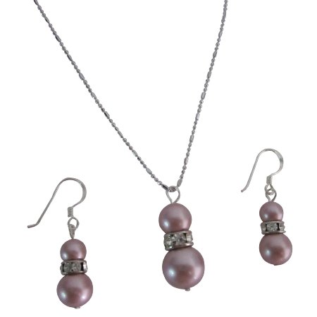 NSC823 Fashion Jewelry For Everyone Shop Wedding Powder Rose