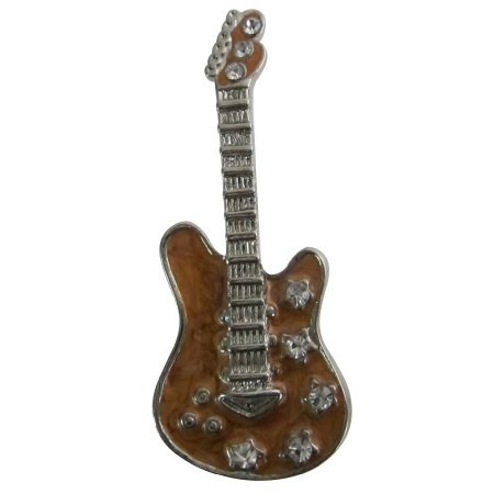 B600 Classic Guitar Brooch For Music Band Club