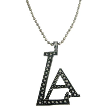 Stunning LA Pendant Affordable Hip Hop Jewelry