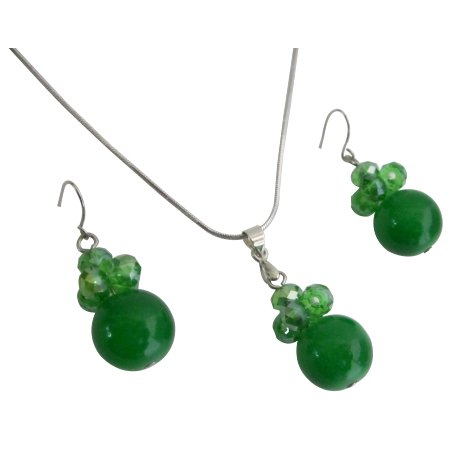 Jewelry Inspiration For Bridesmaid In Green Color