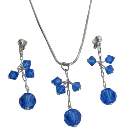 Amazingly Unique Gifts For Her Free Customization Sapphire Crystal Set
